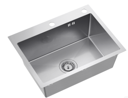 Quadri Dixton 60 nerezový drez 580x450 mm s otvorom na batériu a príslušenstvom 1208967194