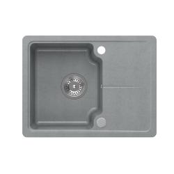 Quadri Kendal sivý žulový drez 58x44 cm s odkvapkávacou časťou 1208967404
