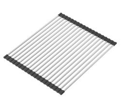 Quadri nerezová rolovacia podložka na a nad drez 38x32 cm 1208967507