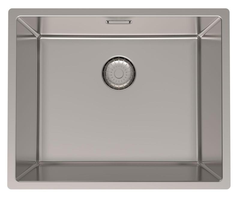 Pure.Sink Prestige nerezový drez 50x40 cm, polomer 10 mm, spodná montáž, plochá montáž a vrchná montáž PPG5040-02.