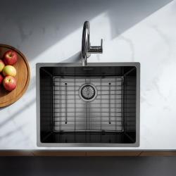 Pure.Sink Prestige spodný rošt 50 Gun Metal PPGGD50-61