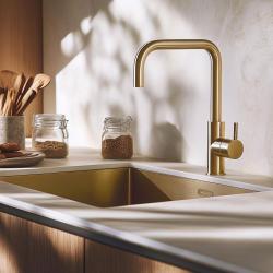 Pure.Sink Elite Steel Pure kuchynská batéria PVD brúsené zlato PS8010-60