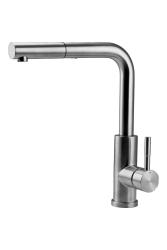 Pure.Sink Elite Steel Spark-S kuchynská batéria z nehrdzavejúcej ocele s výsuvným výtokom PS8041-02