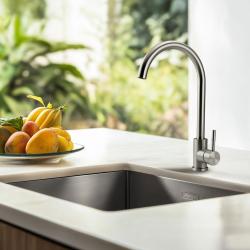 Pure.Sink Elite Steel Stream kuchynská batéria z Nerezovej Ocele PS8044-02