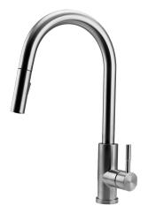 Pure.Sink Elite Steel Stream-S kuchynská batéria z Nerezovej Ocele s výsuvnou hubicou PS8045-02