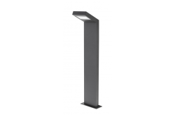 Osvetlenie záhrady LONDON LED, 10W, 720lm, IP54, AC220-240V, 50/60Hz, 4000K, priamy stĺp, 58 cm, čierne