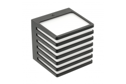 SIROLO LED svietidlo 10W, 1000lm, IP54, AC220-240V, 50/60Hz, 4000K, čierne
