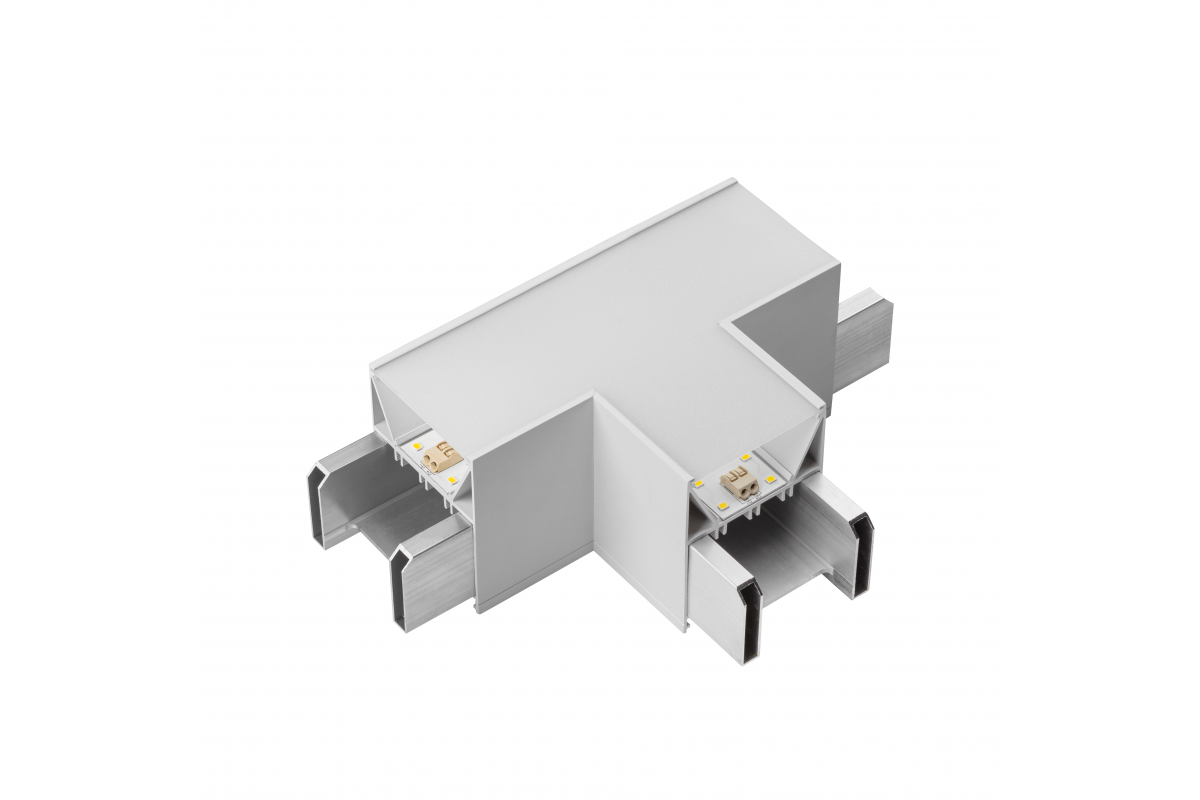 VINEA T-konektor, LED, biela