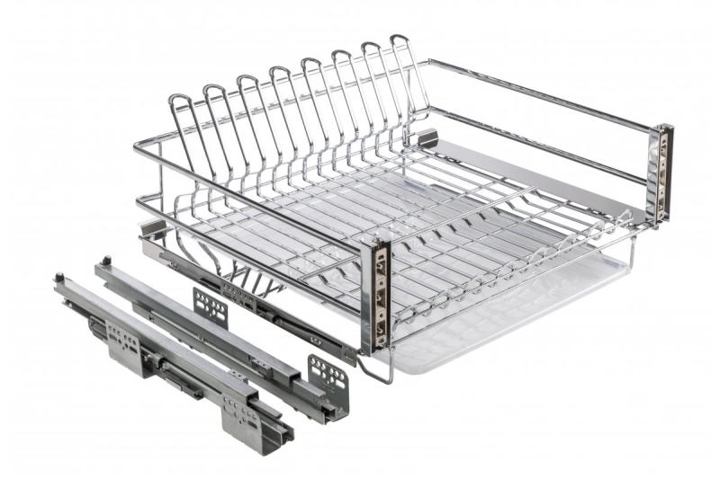Drainer GTV MOVIX zásuvka, 800, soft-close, bez vedení, predné upevnenie, chróm