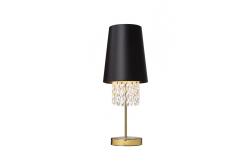 Stolová lampa NESTO 3, 6090, AC220-240V, 50/60Hz, 1*E27, max.40W, priem. 20 cm, čierna/zlatá