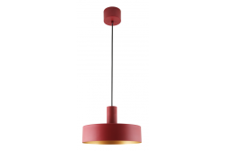 Stropné svietidlo SELVIA II, 5518, max. 250V, 50/60Hz, 1*E27, max.40 W, IP20, priem. 30 cm, červené