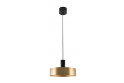 Stropné svietidlo SELVIA II, 6072, max. 250V, 50/60Hz, 1*E27, max.40 W, IP20, priem. 30 cm, zlatá-čierna