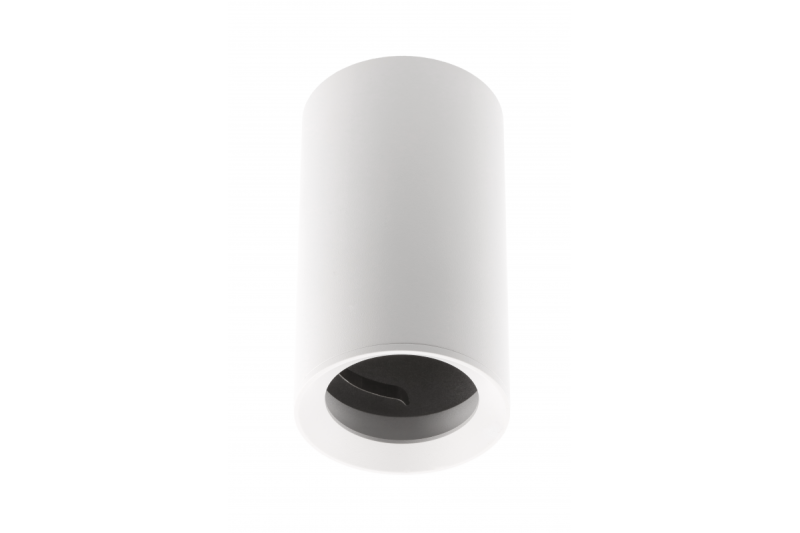 Stropné svietidlo TIPO alum, 65X115, IP20, max 50W, okrúhle biele
