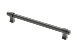 Kľučka na nábytok GTV IMPERIAL, C=192 mm, L=226 mm, ZnAl, matná čierna