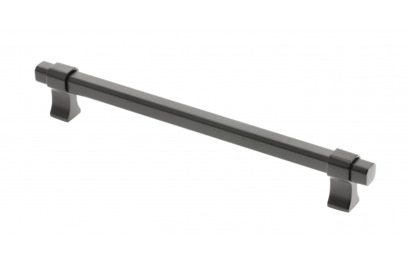 Kľučka na nábytok GTV IMPERIAL, C=192 mm, L=226 mm, ZnAl, matná čierna