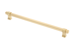 Nábytková rukoväť GTV IMPERIAL, C = 256 mm, L = 290 mm, ZnAl, kefované zlato