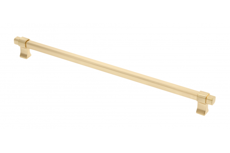 Nábytková rukoväť GTV IMPERIAL, C=320 mm, L=354 mm, ZnAl, zlatá štetina