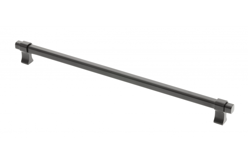 Kľučka na nábytok GTV IMPERIAL, C=320 mm, L=354 mm, ZnAl, matná čierna