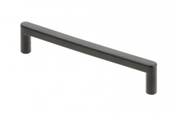 Kľučka na nábytok GTV NYXA, C=128 mm, L=138 mm, ZnAl, matná čierna