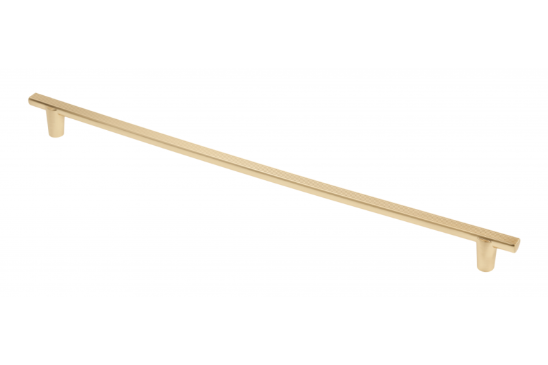 Nábytková rukoväť GTV RAY, C=320 mm, L=360 mm, ZnAl, zlatá štetinová