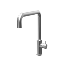 Waterevolution Flow kuchynská batéria s hranatým otočným výtokom RVS T158HIE.