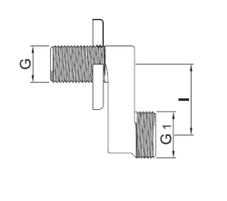 PB S-spojka chróm Nastaviteľný 100 mm Excentrický G 1/2” G1 3/4” 1208969852