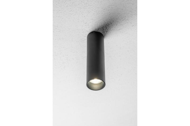 Stropná lampa VIRGO, max. 250V, 50/60Hz, 57x152mm, IP20, max. 20W, Okrúhla, Čierna