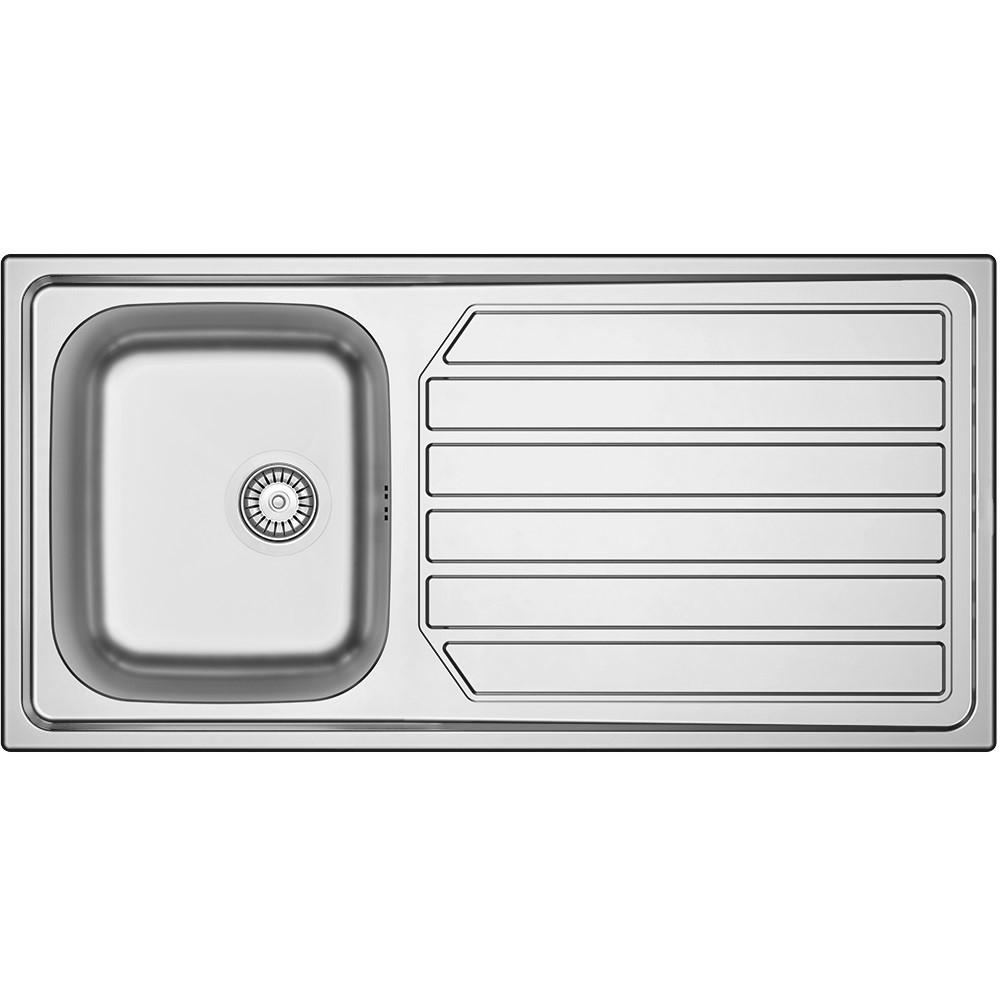 Banka Centurio 100-34 Nerezová oceľ Drez s odkvapkávacou plochou 100x50 cm, číslo produktu 1208970033.