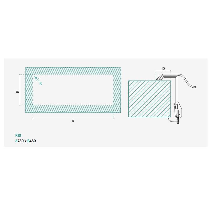 Centurio 80-1 RVS Kuchynský drez na montáž 80x50 cm s odčerpávacou časťou 1208970034