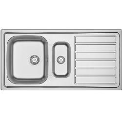 Banka Centurio 100-15 RVS 1,5 Drez na pracovnú dosku 100 x 50 cm s Odkvapkávačom 1208970035