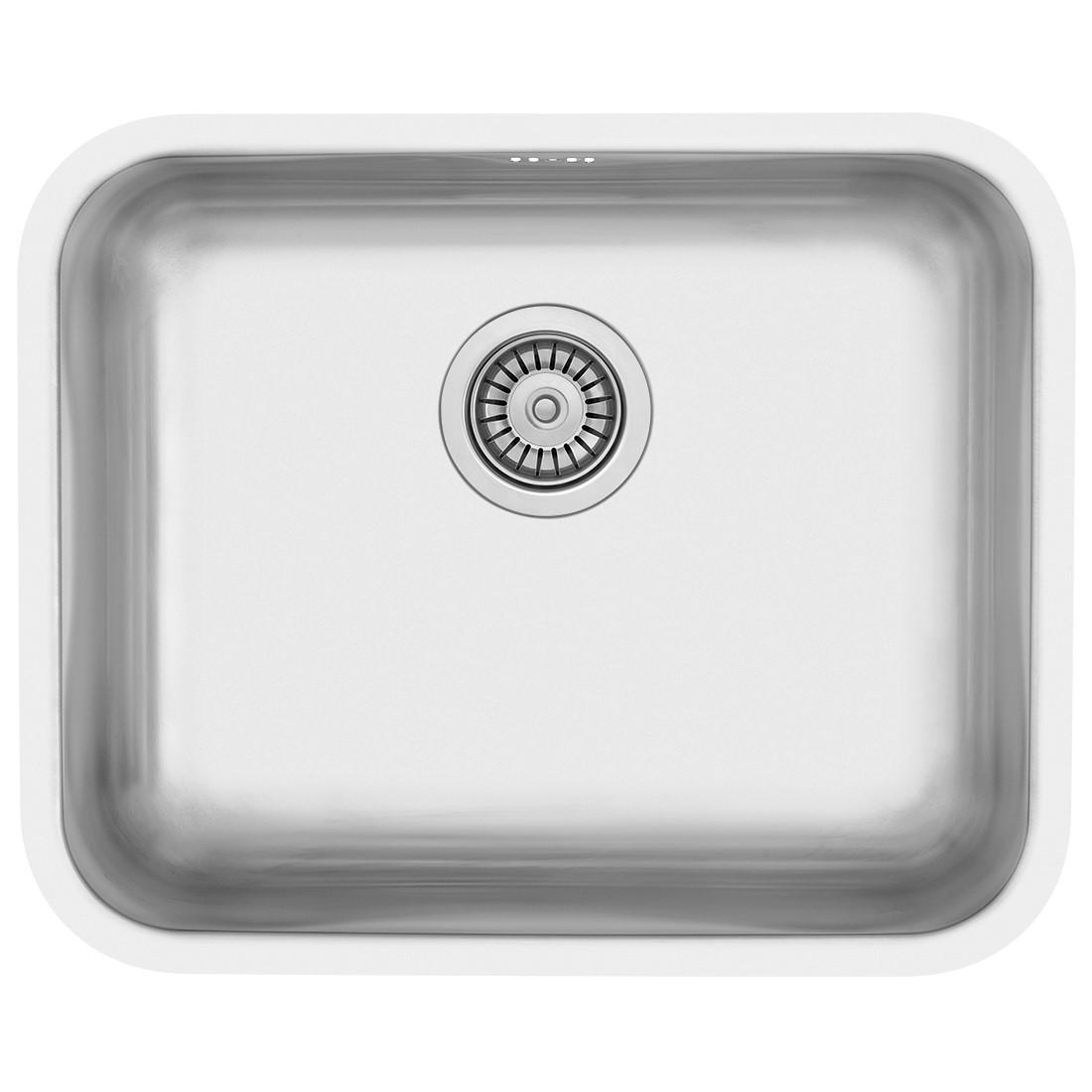 Banka IB5040 Nerezový Drez 50 x 40 cm Nadstavba a Plochá Montáž 1208970038