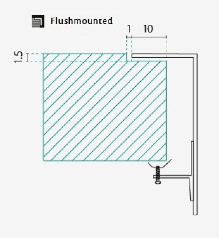 Sink IB4540 Stainless Steel Sink 45 x 40 cm Topmount and Flush Mount 1208970045