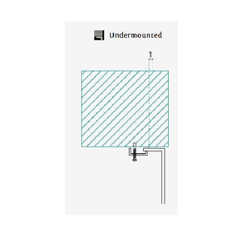 Banka U18380 RVS Okrúhly Drez 45 cm Podstavba 1208970056