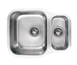 Aljaška banka z nehrdzavejúcej ocele 1,5 podmontovaný drez 524 x 400 mm 1208970064