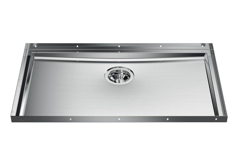 Foster Phantom Base nerezová základová doska pracovná doska drez 71x40 cm pre zabudovanie do keramiky, prírodného kameňa a Solidsurface, hrúbka 20 mm 1208970694