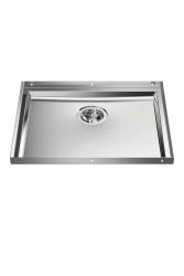 Foster Phantom Base RVS Základová doska Drez do pracovnej dosky 50x40cm pre zabudovanie do keramiky, prírodného kameňa a Solidsurface hrúbky 20mm 1208970717.