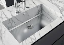 Foster Phantom Base RVS Spodná doska Pracovná doska Umyvadlo 71x40cm pre Montáž v Keramike, prírodnom kameni a Solidsurface hrúbka 12mm 1208970721