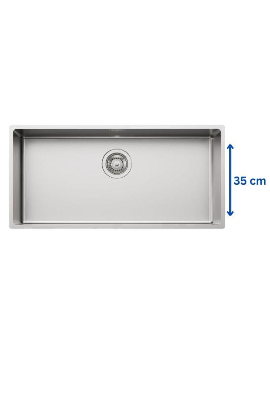 Foster L35 Špeciálny 35 cm dlhý nerezový drez 75 x 35 cm Podstavba 1208970724