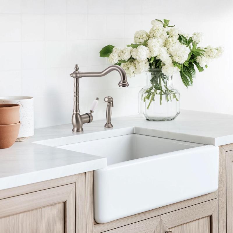 Ausmann Ceramic Mira Keramické Biele Umývadlo - Podstavné a Medzistavné 590 x 458 mm s Nerezovou Zátkou 1208970733