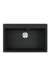 Franke Maris MRG 610-70 TL Fragranite Mat Čierny Drez 78 x 50 cm Povrchová montáž s otvorom pre kohútik 114.0668.727
