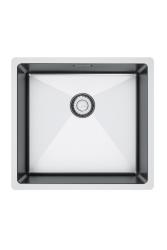 Franke Bolero Plus New R10 B2X 210-40-37 RVS Drez V rovnakej úrovni inštalácie, podstavca a stavby 40x37 cm 127.0730.522