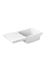 Ausmann Ceramic Sylva Keramický Biely Umyvadlo s Odkvapkávaním 857 x 500 mm 1208971128
