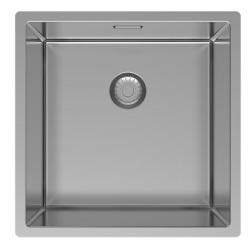 Pure.Sink Exclusivo RVS drez 40x40 cm 10mm rádius podstavca, rovné konštrukcie a nadstavby PEX4040-02