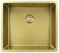 Pure.Sink Exclusivo Zlatý drez 45x40 cm 10mm polomer podstavcový, plochý a nadstavbový PEX4540-60
