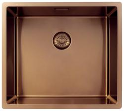 Pure.Sink Exclusivo Medené umývadlo 45x40 cm 10mm polomer podstavca, plochá konštrukcia a nadstavba PEX4540-62