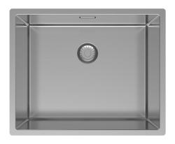 Pure.Sink Exclusivo RVS umývadlo 50x40 cm 10mm rádius podstavca, plochý stavebný a nadstavbový PEX5040-02