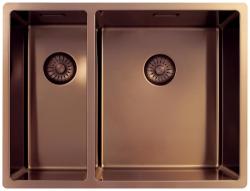 Pure.Sink Exclusivo Medený 1,5 jedno a pol drez 18+34cm 10mm rádius PEX183440-62