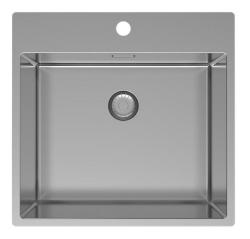 Pure.Sink Exclusivo nerezový drez 54x52cm Tapwing s otvorom pre kohútik, polomer 10mm PEX5040T-02