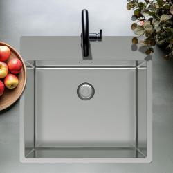 Pure.Sink Exclusivo nerezový drez 54x52cm Tapwing s otvorom pre kohútik, polomer 10mm PEX5040T-02