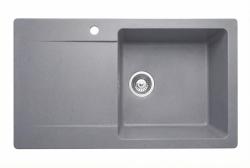 Graniteland Liri Granitový sivý drez s odčerpadlovým priestorom 765x448 mm 1208971441
